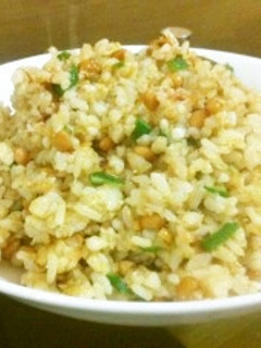 ふんわりパラパラ納豆炒飯-レシピのメイン写真