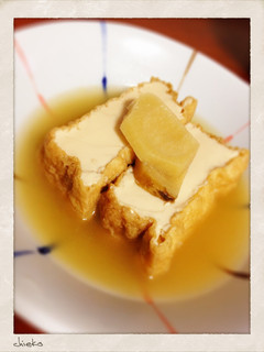 【厚揚げ】めんつゆで生姜煮-レシピのメイン写真