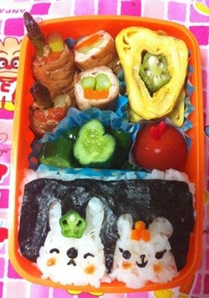 星型が無くても七夕なキャラ弁♪-レシピのメイン写真