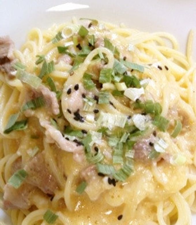 初夏の山かけペペロンチーノ by ミキッチン398 【クックパッド】 簡単