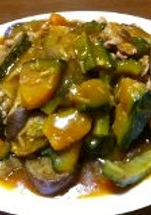 夏野菜たっぷり！中華風あんかけ-レシピのメイン写真