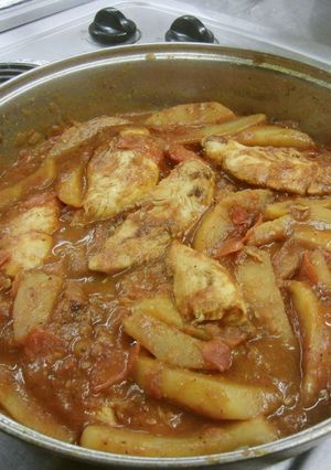 鶏肉とポテトのレモン＆トマト煮-レシピのメイン写真
