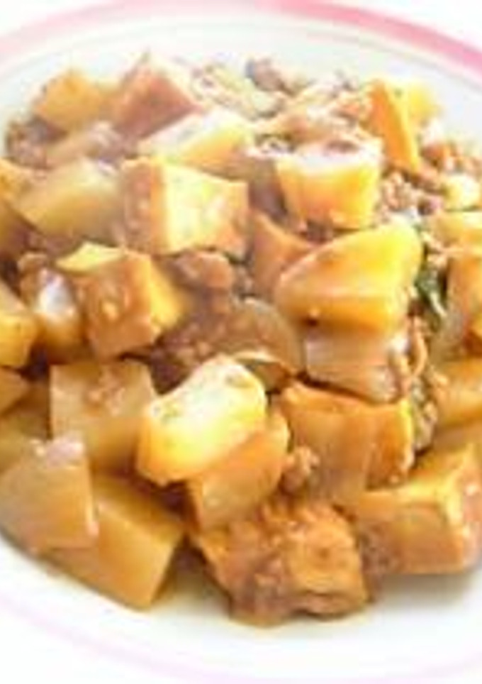 ジャガイモと厚揚げの簡単カレー煮-レシピのメイン写真