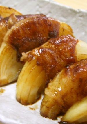 気分は焼肉♪玉ねぎの豚肉巻き-レシピのメイン写真