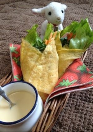 豪華に見えちゃう❤卵サラダロール-レシピのメイン写真