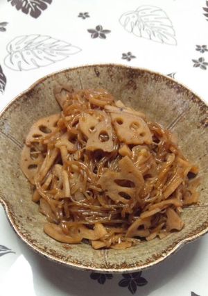 白滝と蓮根のピリ辛煮-レシピのメイン写真
