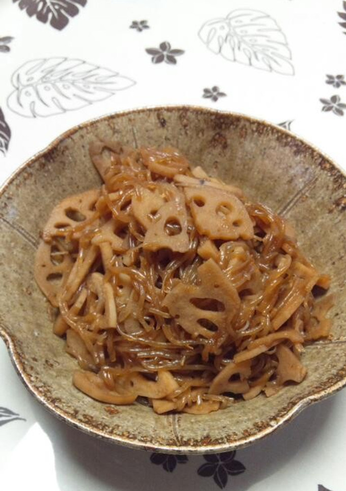 白滝と蓮根のピリ辛煮-レシピのメイン写真