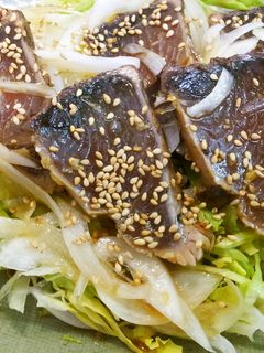 臭み無し✩カツオのたたきサラダ♪-レシピのメイン写真