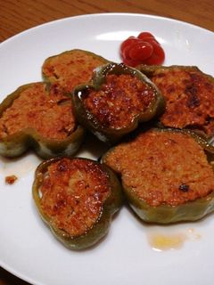 簡単☆ピーマンの肉詰め(ケチャップ味)-レシピのメイン写真