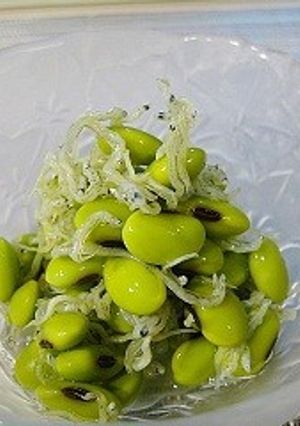 枝豆とじゃこの酢の物-レシピのメイン写真