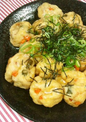 ★節約簡単！豆腐のがんも風あんかけ-レシピのメイン写真