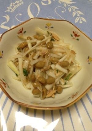 大根と納豆ツナサラダ-レシピのメイン写真