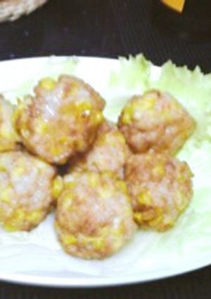 とうもろこしの鶏肉団子-レシピのメイン写真