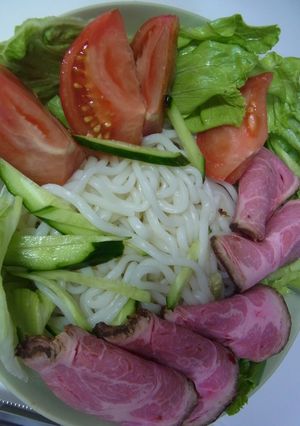 流水麺で簡単サラダ麺-レシピのメイン写真