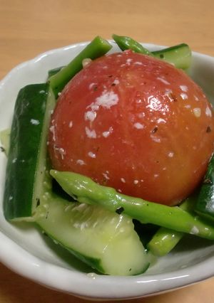 トマト丸ごと塩麹で簡単マリネ☆-レシピのメイン写真