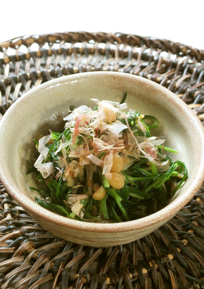 おかひじきとなめ茸の和え物♪-レシピのメイン写真