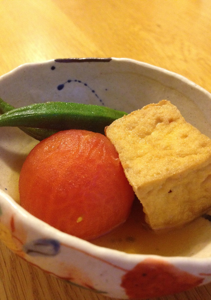 トマトとオクラの冷たいさっぱり煮物-レシピのメイン写真