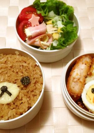 簡単キャラ弁☆リラックマとキイロイトリ-レシピのメイン写真