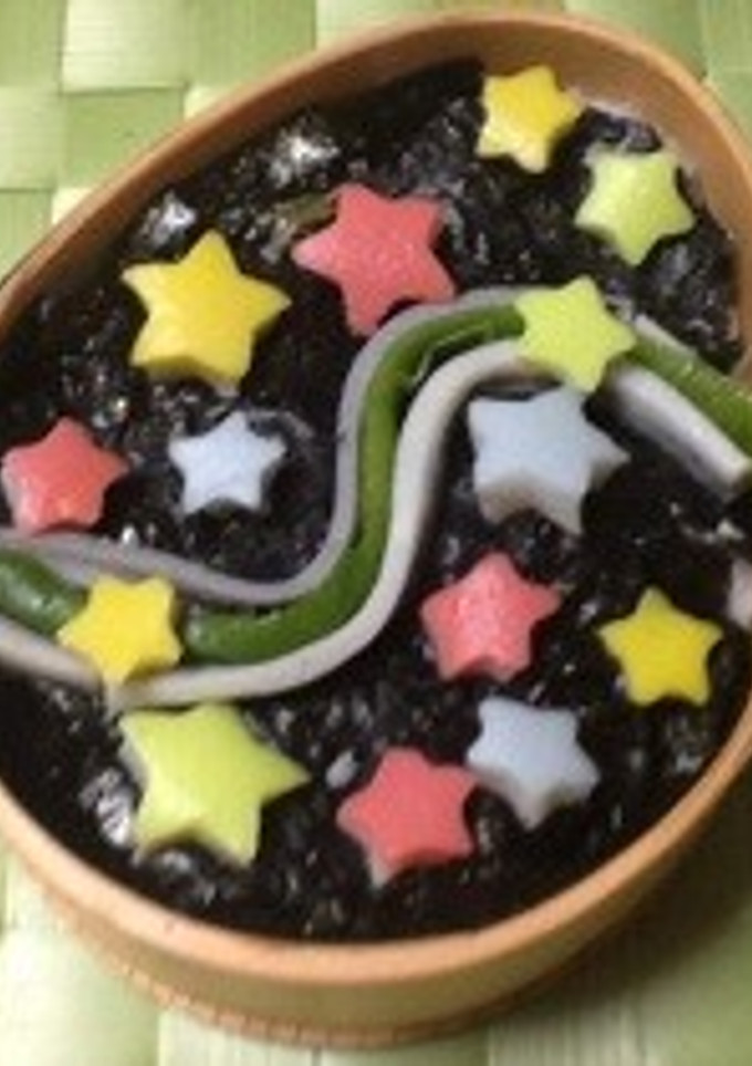 七夕の日に無添加の天の川弁当-レシピのメイン写真