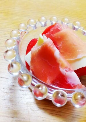 スライスチーズのなんちゃってカプレーゼ♡-レシピのメイン写真