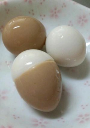 小さな味付き玉子♪お弁当にも-レシピのメイン写真