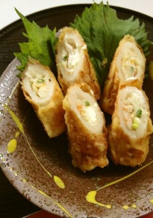 ♪おからとクリームチーズのちくわ詰め♪-レシピのメイン写真