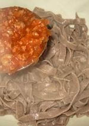 スペルト小麦とそば粉の全粒粉パスタ-レシピのメイン写真