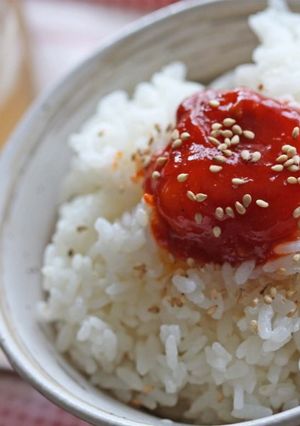 旨辛ッ！赤いタマゴかけごはん-レシピのメイン写真