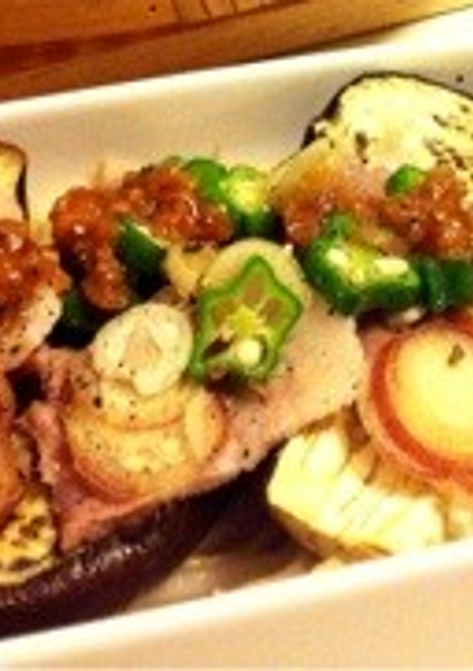 しょうゆ糀de焼きなすエスニック風-レシピのメイン写真