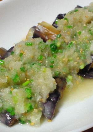 揚げ茄子の塩みぞれ浸し-レシピのメイン写真