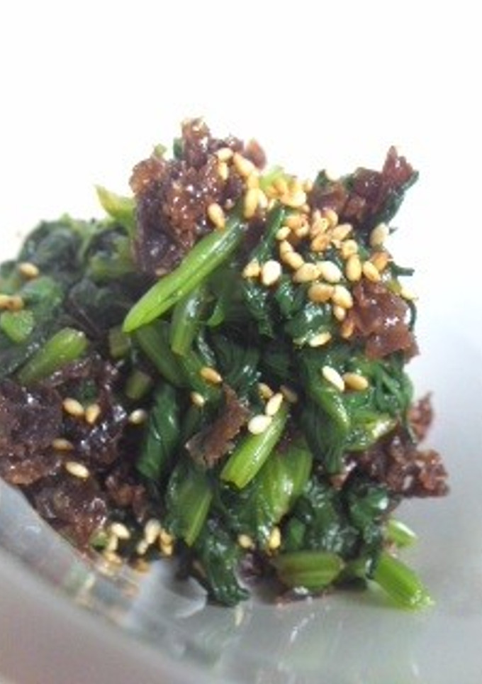 レーズンとほうれん草の和え物-レシピのメイン写真