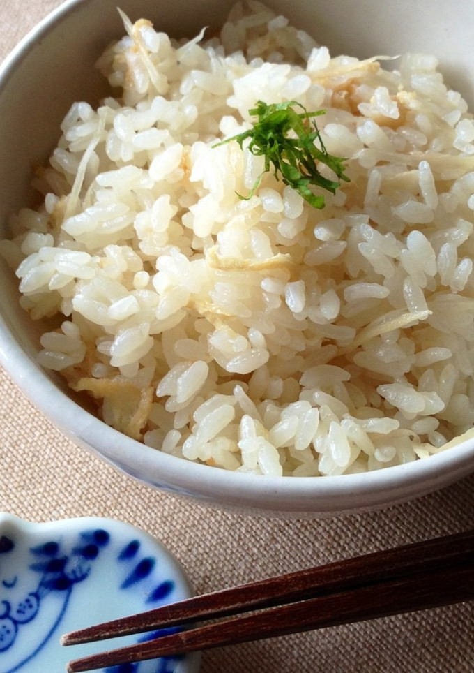 ちょっとの新生姜で炊き込みご飯　-レシピのメイン写真