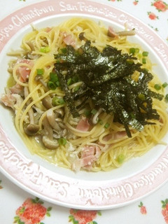 ルクエで♡塩麹きのこパスタ♬-レシピのメイン写真