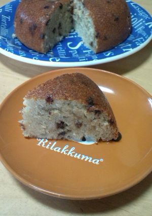 HM&炊飯器で簡単☆チョコバナナケーキ-レシピのメイン写真