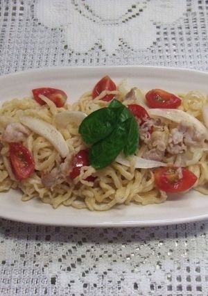 豚バラ肉ときゃべつの手打ちパスタ-レシピのメイン写真