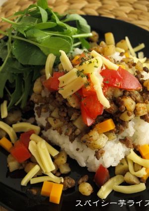 スパイシーポテトライス-レシピのメイン写真