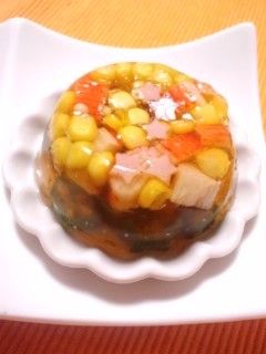 カラフル〜☆コンソメゼリー♪-レシピのメイン写真