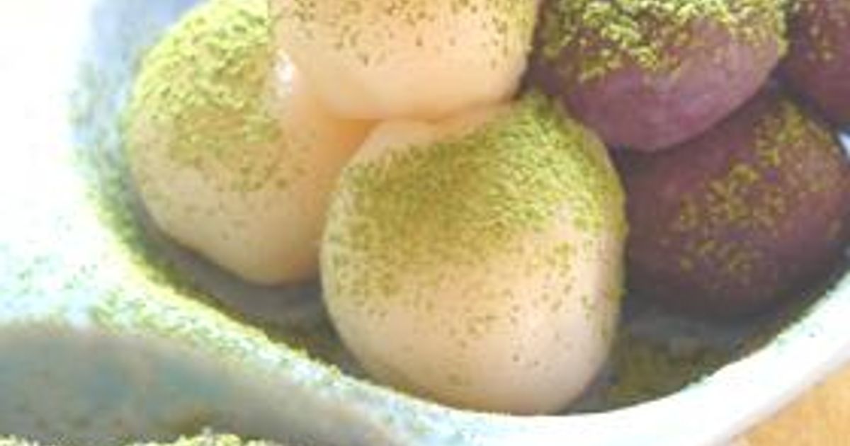 豆乳白玉団子 by 美渚 【クックパッド】 簡単おいしいみんなのレシピが