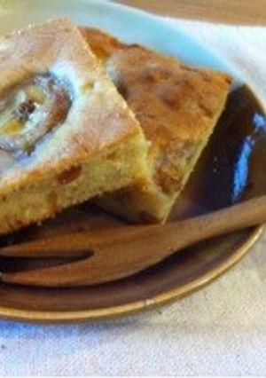 完熟バナナのスクエアケーキ-レシピのメイン写真