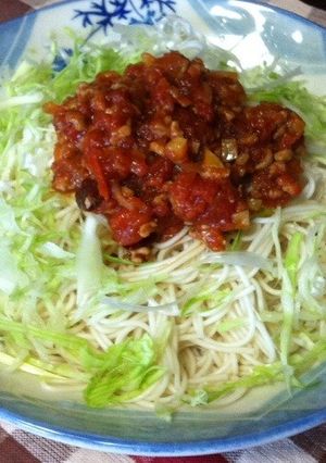 濃厚ミートソースのじゃじゃ麺-レシピのメイン写真