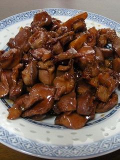 コリコリ砂肝の甘辛炒め煮-レシピのメイン写真