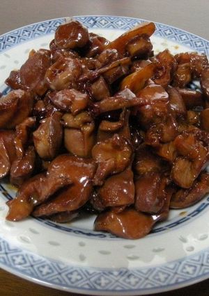 コリコリ砂肝の甘辛炒め煮-レシピのメイン写真