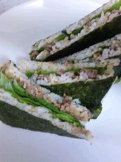 焼肉でおにぎりサンド-レシピのメイン写真