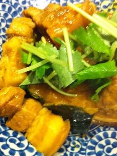 豚バラと南瓜の胡麻煮-レシピのメイン写真