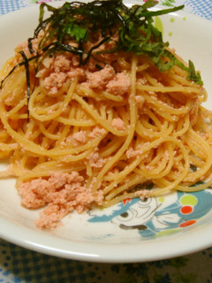 大葉でさっぱりたらこぷちぷち☆パスタ-レシピのメイン写真
