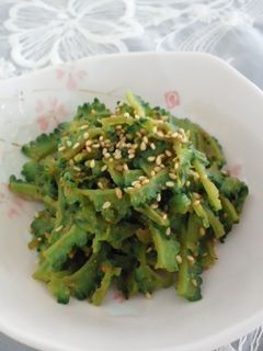 ✿ゴーヤのナムル風味ごま和え✿-レシピのメイン写真