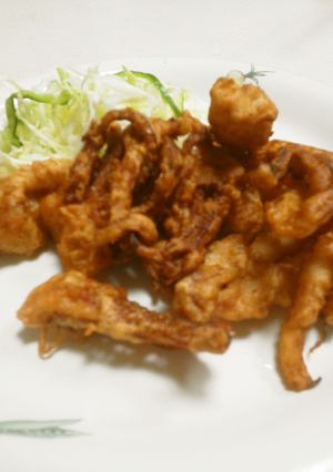 イカゲソのから揚げ♪ビールにおかずに☆-レシピのメイン写真