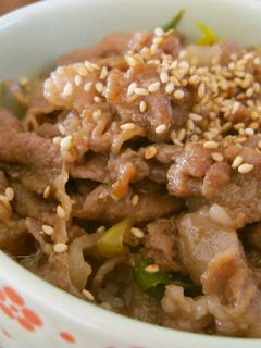 簡単牛丼-レシピのメイン写真