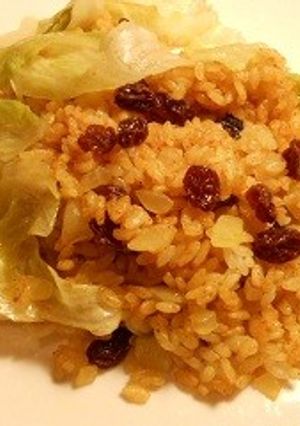 レーズン・カレー甘辛チャーハン-レシピのメイン写真