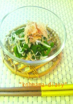 ピーマンのしらす和え♪♪-レシピのメイン写真